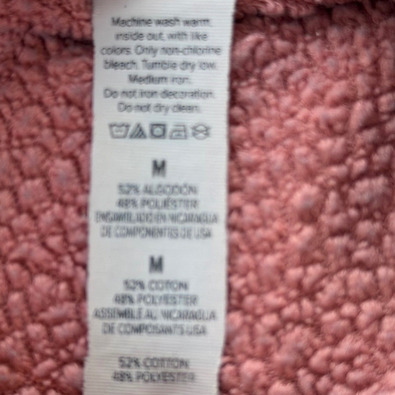 Au Canada Apparel Bella Canvas Mauve Mountain Graphic Raglan Sweatshirt Medium