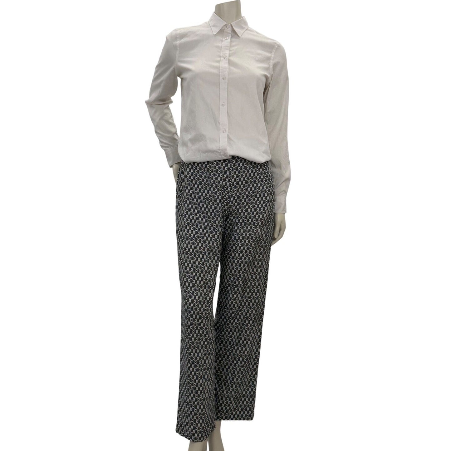 Vero Moda Black & White Geo Print Pants • Basiccore Office Siren Soft Girl Small