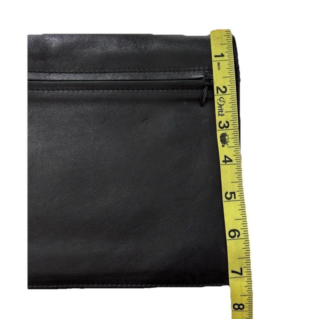 Offermann Black Leather Document Clutch Combination Lock Old Money Quiet Luxury