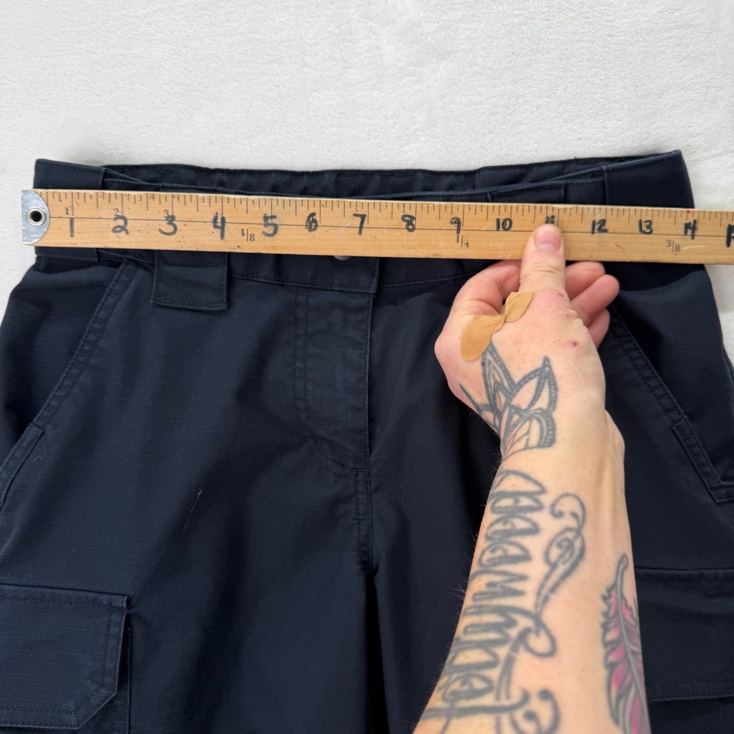 Logistik Black Ripstop Tactical Cargo Pants Workwear Cabincore Gorpcore Small 28