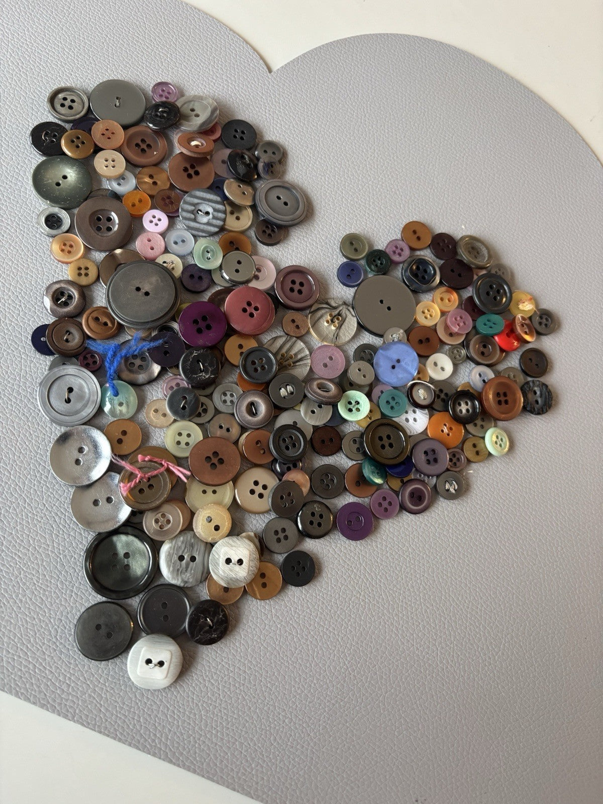 Big Button Lot Of Four Hole And Two Hole Round Shapes. Crafts Sewing Mending