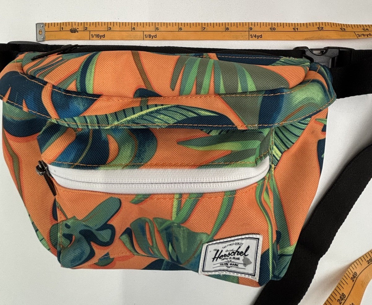 Herschel Tropical Print Festival Fanny Pack Adult Unisex Adjustable Strap Zipper