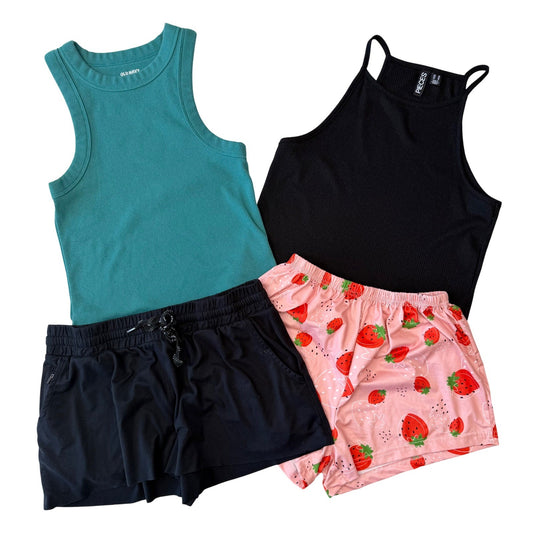 Women's Loungewear Lot Pacific Trail Shorts  Strawberry Shorts  Athleisure  M