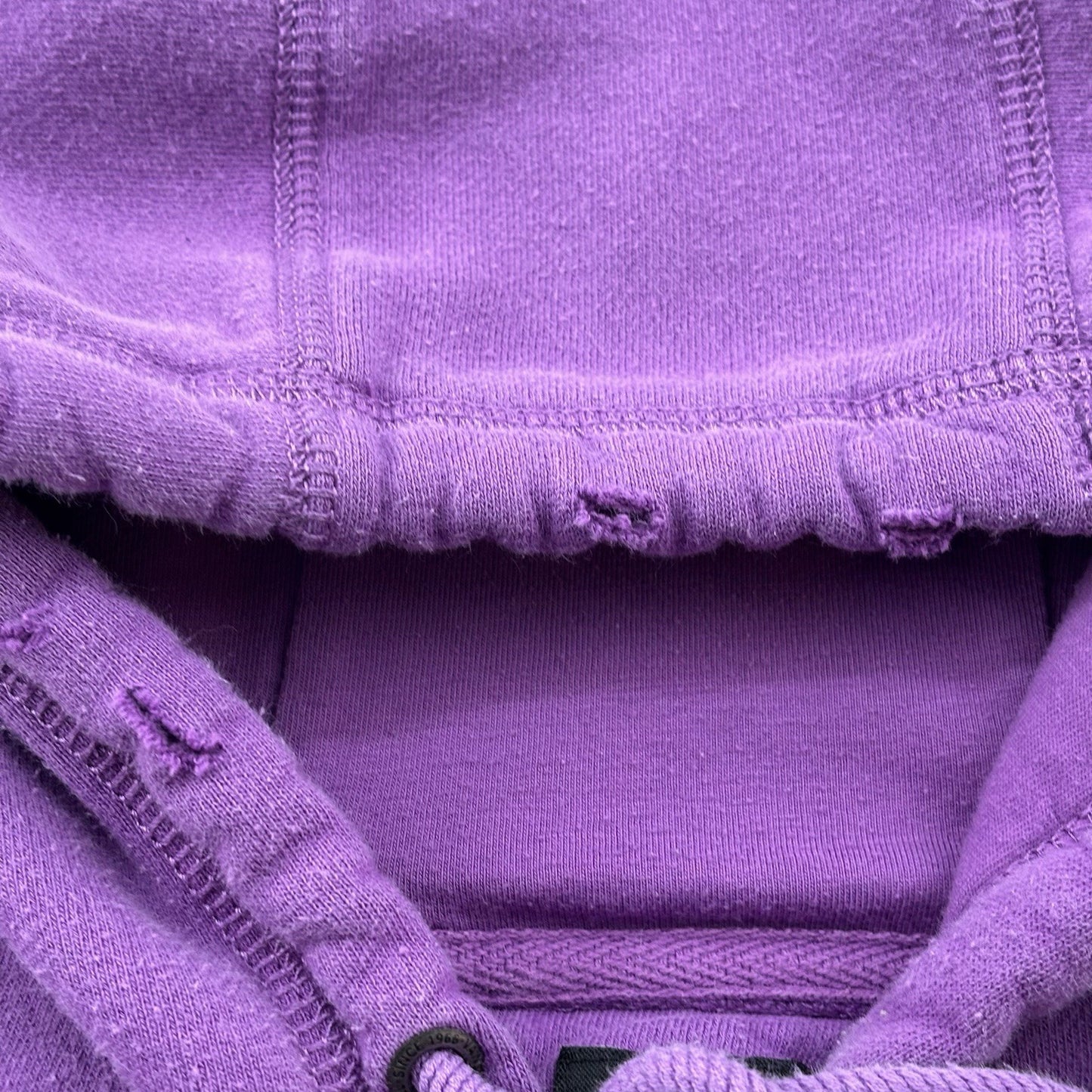 Vans Hoodie Unisex purple Sz Xlarge kangaroo pocket distressed grungecore skater