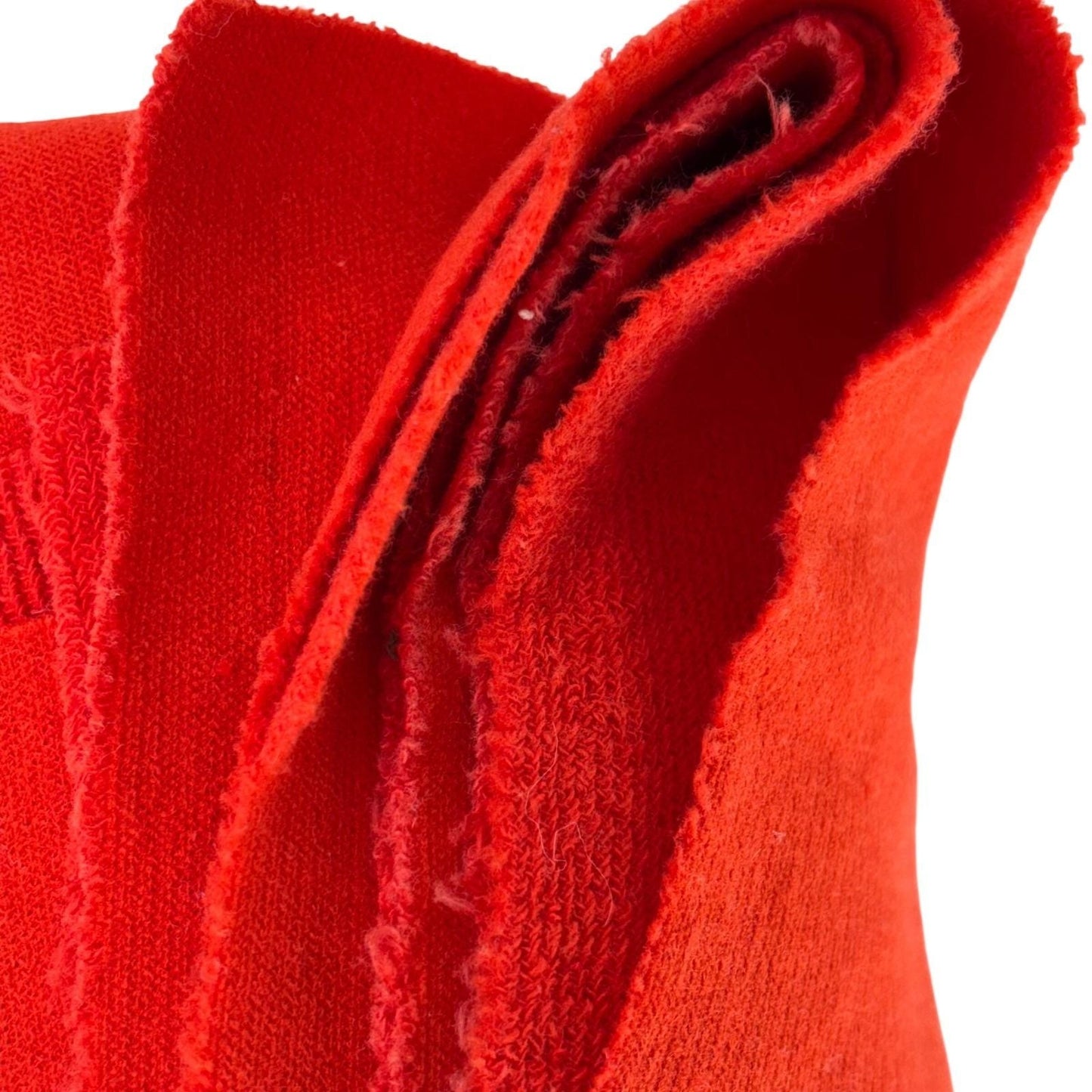 Simpłe Red Ribbed Knit