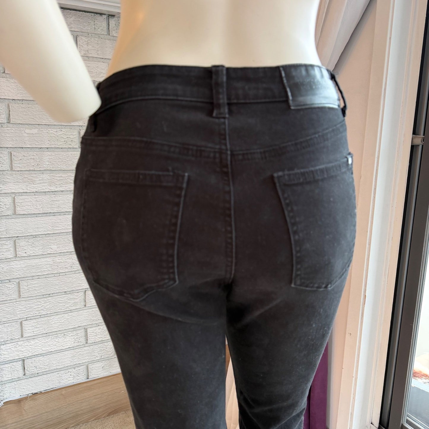 Lucky Brand Jeans Farrah Flare High Rise Black Size 8/29R Bell Bottom Denim Y2K