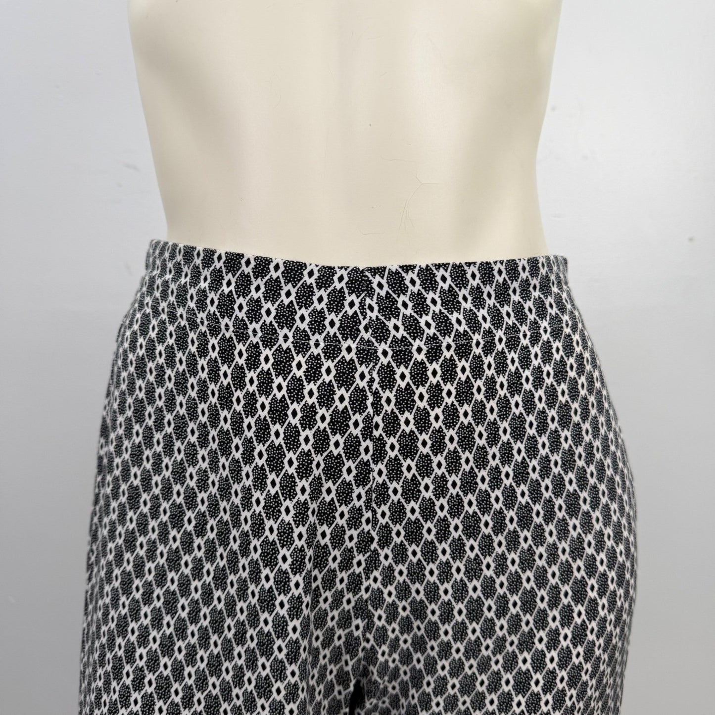 Vero Moda Black & White Geo Print Pants • Basiccore Office Siren Soft Girl Small