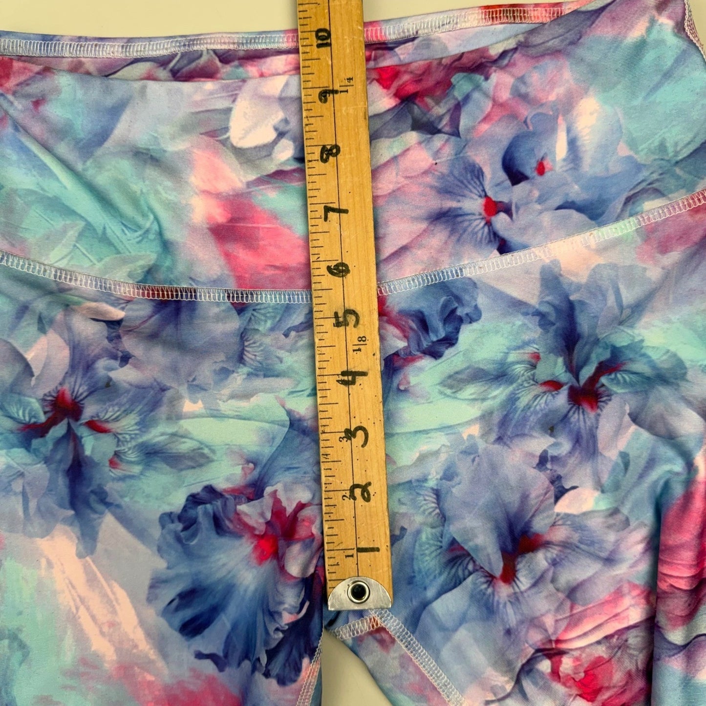 Joe Fresh Active Floral Workout Set Zip Front Bra High Waist Leggings Womens M