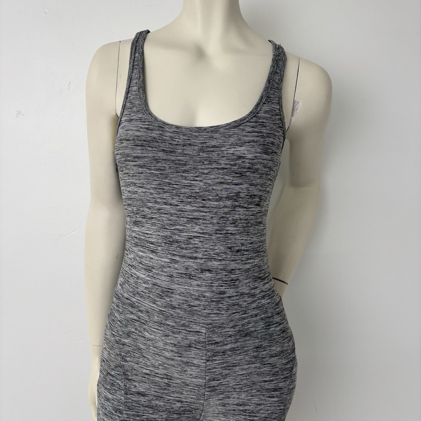 LA Society Jumpsuit Size XL Grey Snatched Athleisurecore Gym Yoga Pilates Stirup