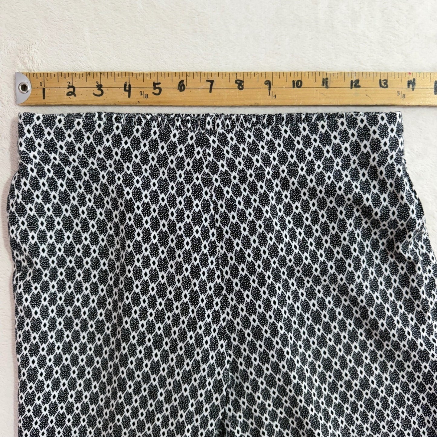 Vero Moda Black & White Geo Print Pants • Basiccore Office Siren Soft Girl Small