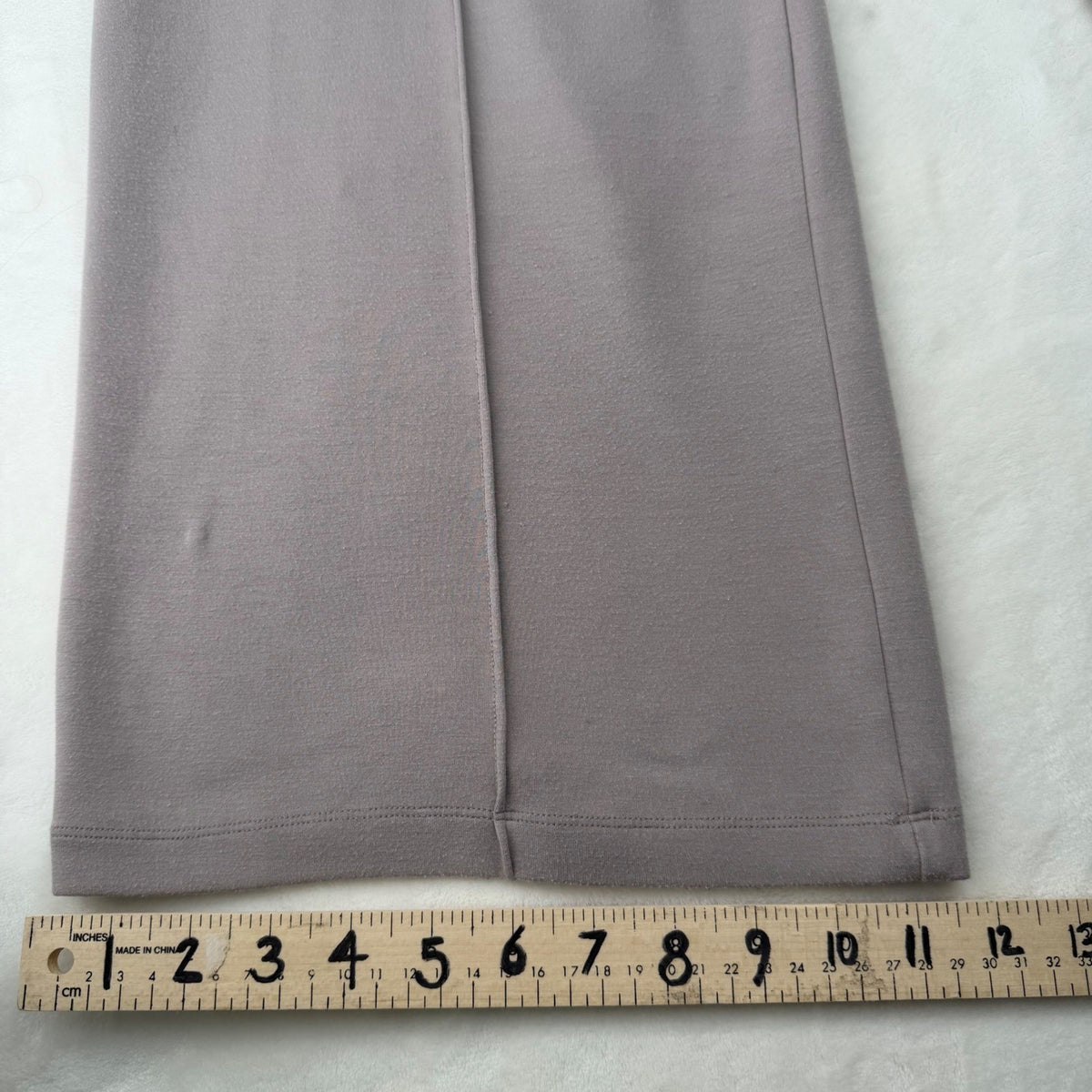 Sage Collective Wide Leg Lounge Pants Front Seam High Rise Taupe Mauve Large