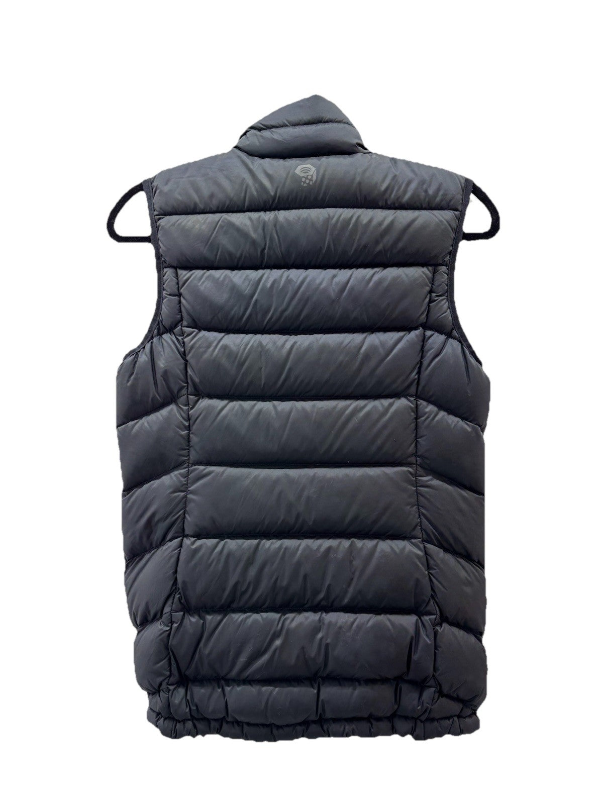 Womens Black  Down Puffer Vest Mountain Hard Gear Size Small Duck Down Feathers