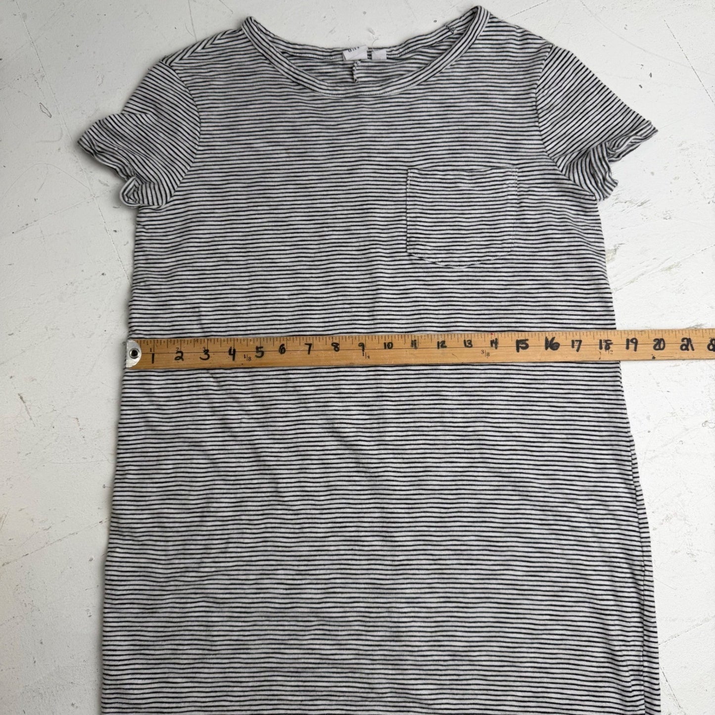 Gap Teeshirt Dress Womens XS Striped Cotton Basiccore Coastal Preppy Normcore