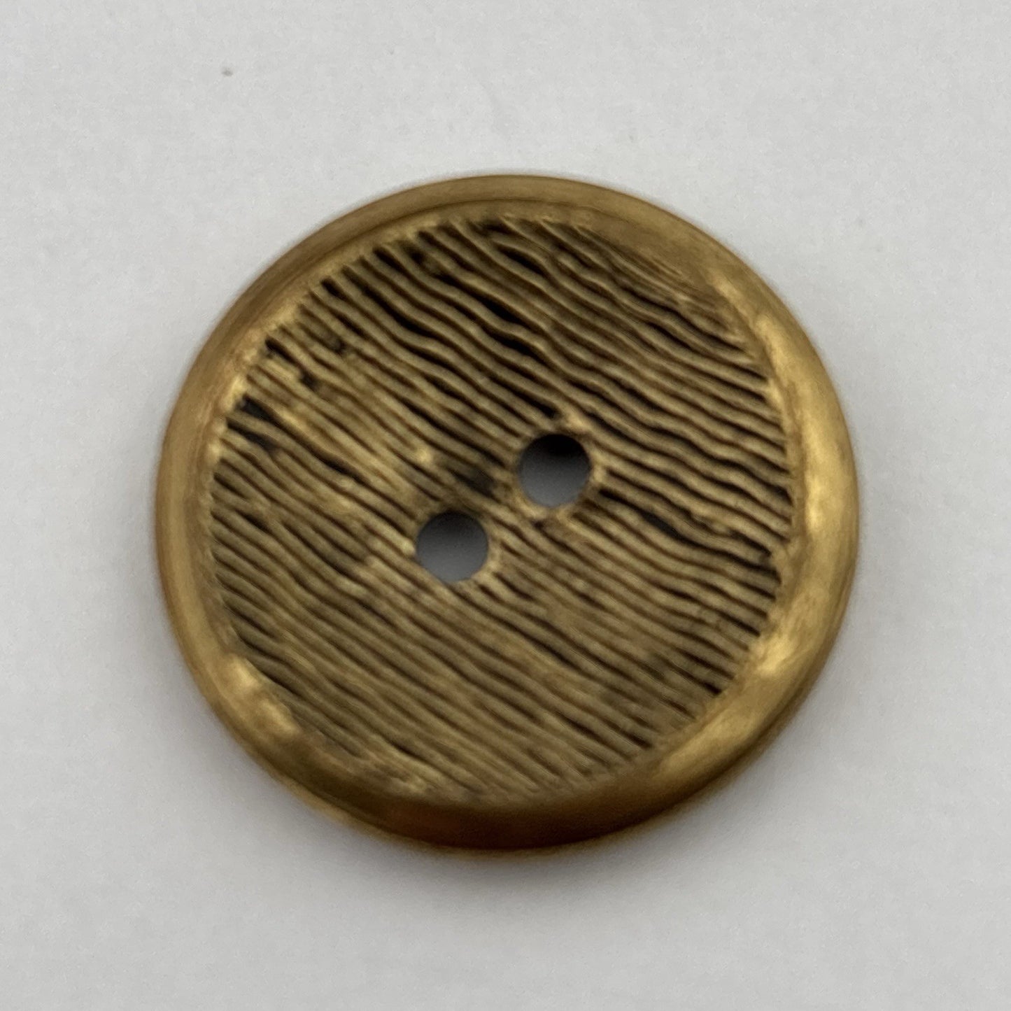 Vintage Brass Button Lot – Etched, Textured & Crest Designs in Bronze Tones, 24