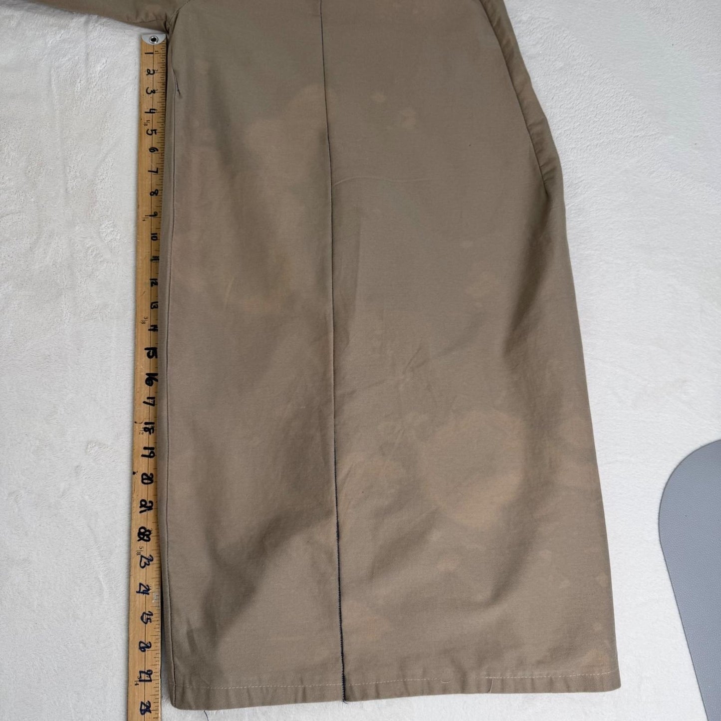 Simple  Wide Leg Trousers Tan Streetwear Rave Pants Large
