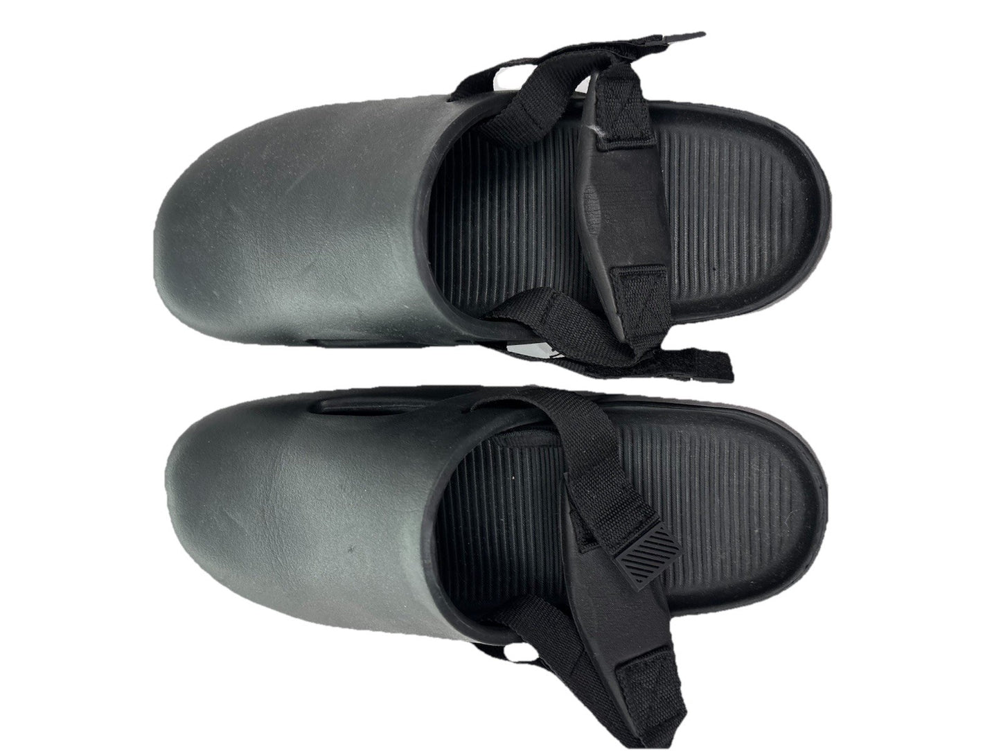 SET Of 2 Ladies Size 12 Sandals . 1 Black And One Cream Colour, Buckle + Straps