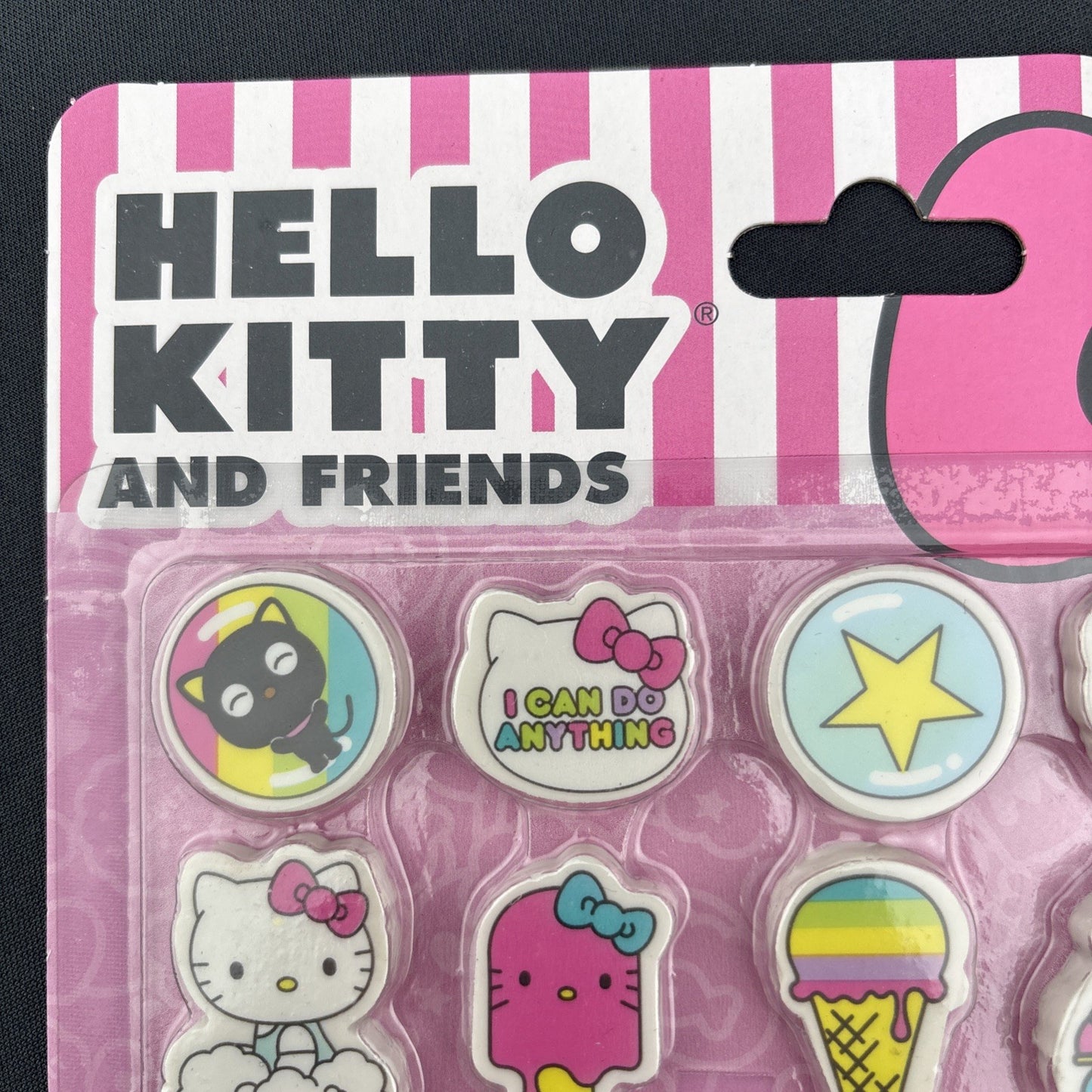 Hello Kitty and Friends 25 Mini Erasers — Sanrio Kawaii Stationery Set New