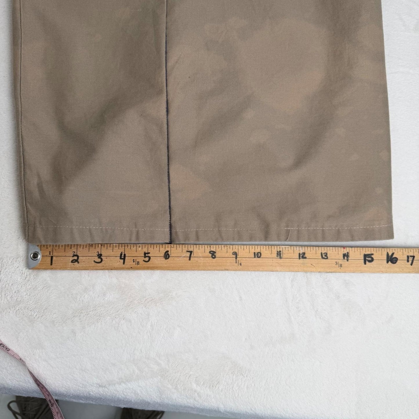 Simple  Wide Leg Trousers Tan Streetwear Rave Pants Large