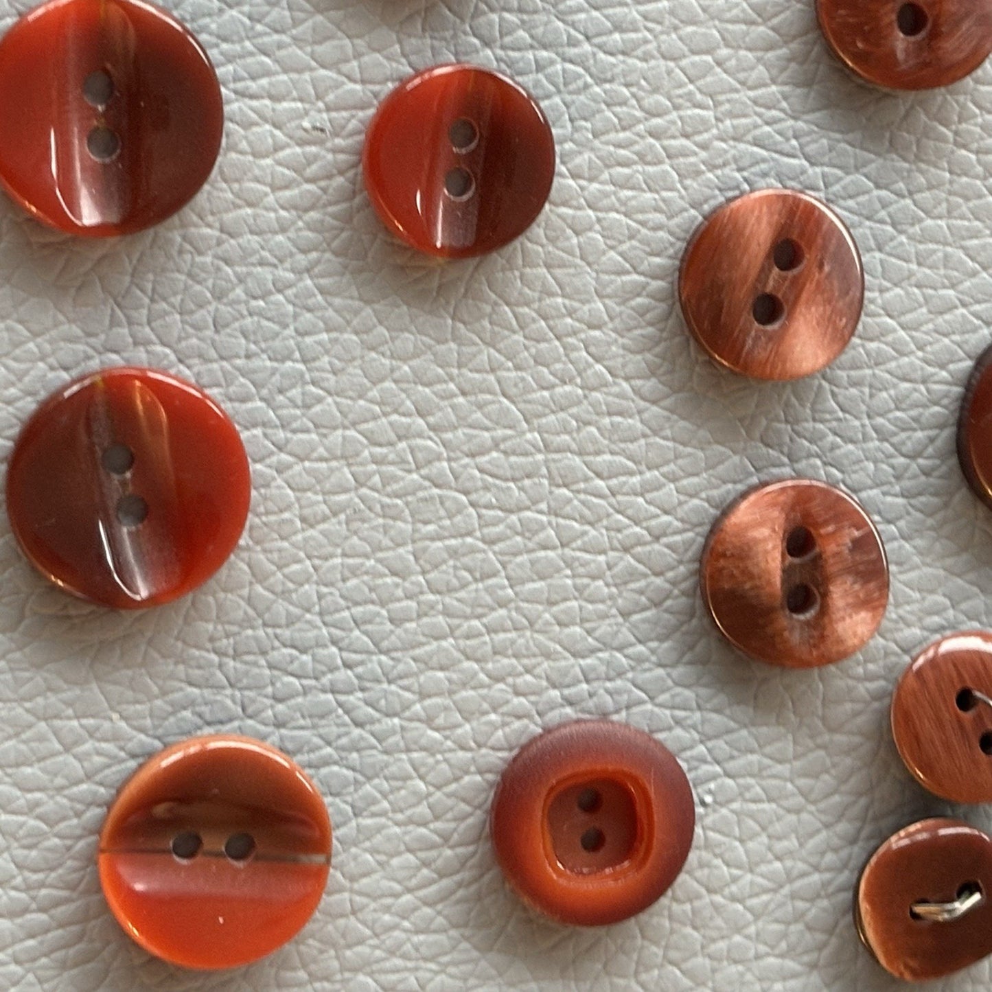 Vintage + New Red Burgundy Button Lot. Mix Two Hole Four Hole Button Crafts Sew