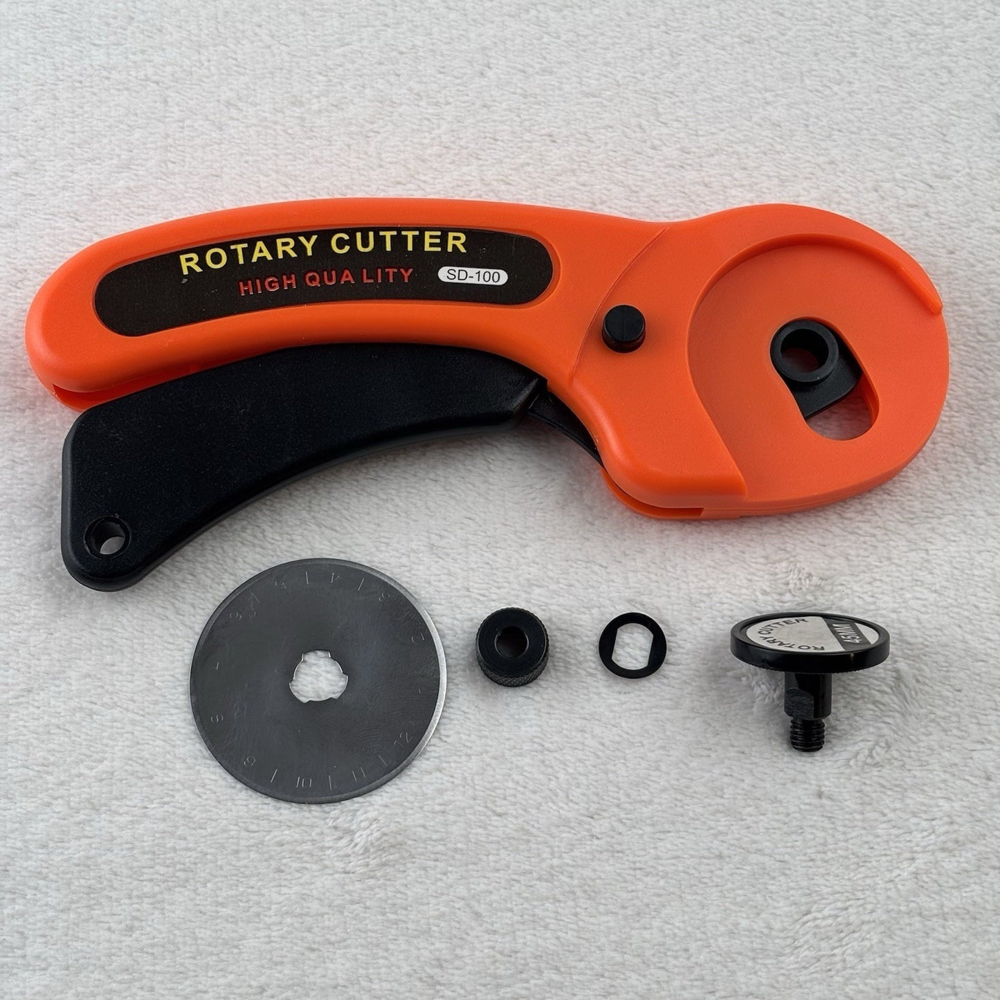 Rotary Cutter 45mm Blade Sewing Vinyl Quilters Fabric Leather Cutting Tool Set