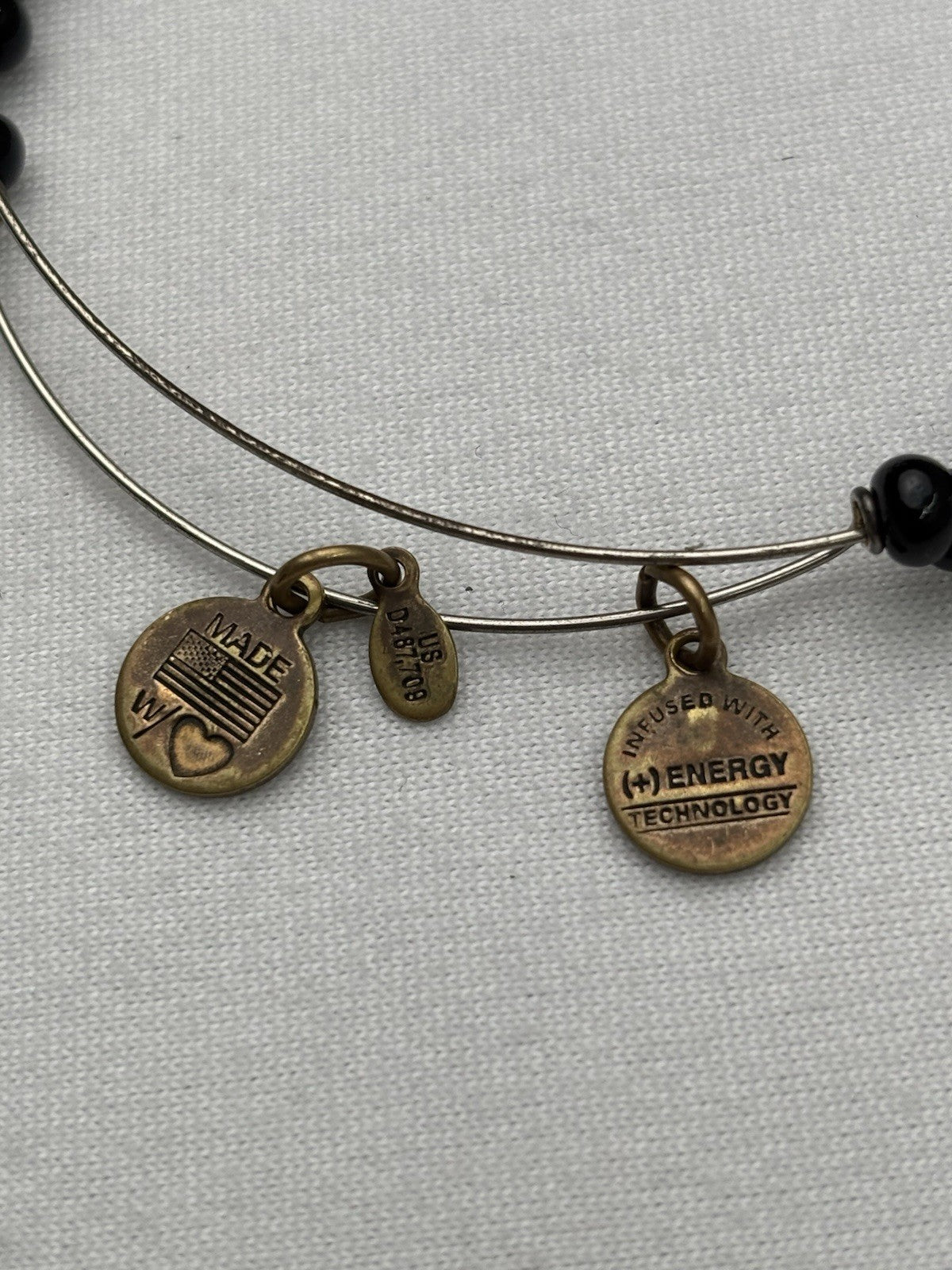 Alex And Ani Black Beaded Women’s Bracelet.
