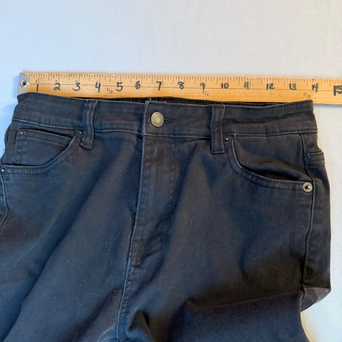 Lucky Brand Jeans Farrah Flare High Rise Black Size 8/29R Bell Bottom Denim Y2K