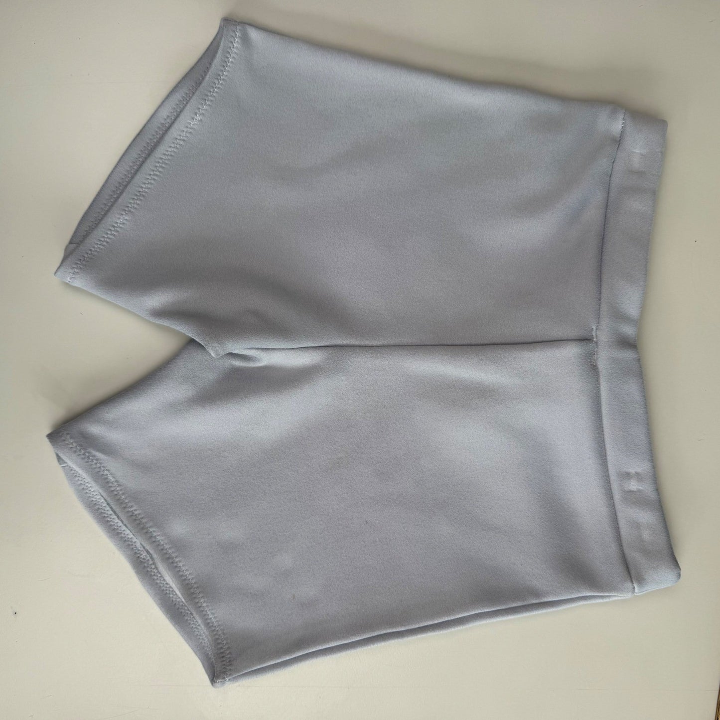 Simple NWT Biker Shorts Gray Bow  Coquette Balletcore Aesthetic Quiet Luxury  S