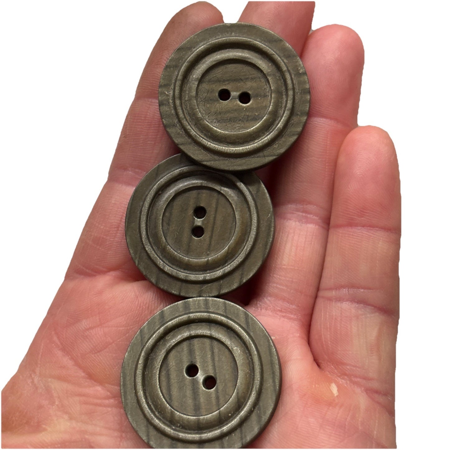 Vintage Bakelite Casein Button Lot Art Deco Fan Oversized Coat Sewing 1930s-50s