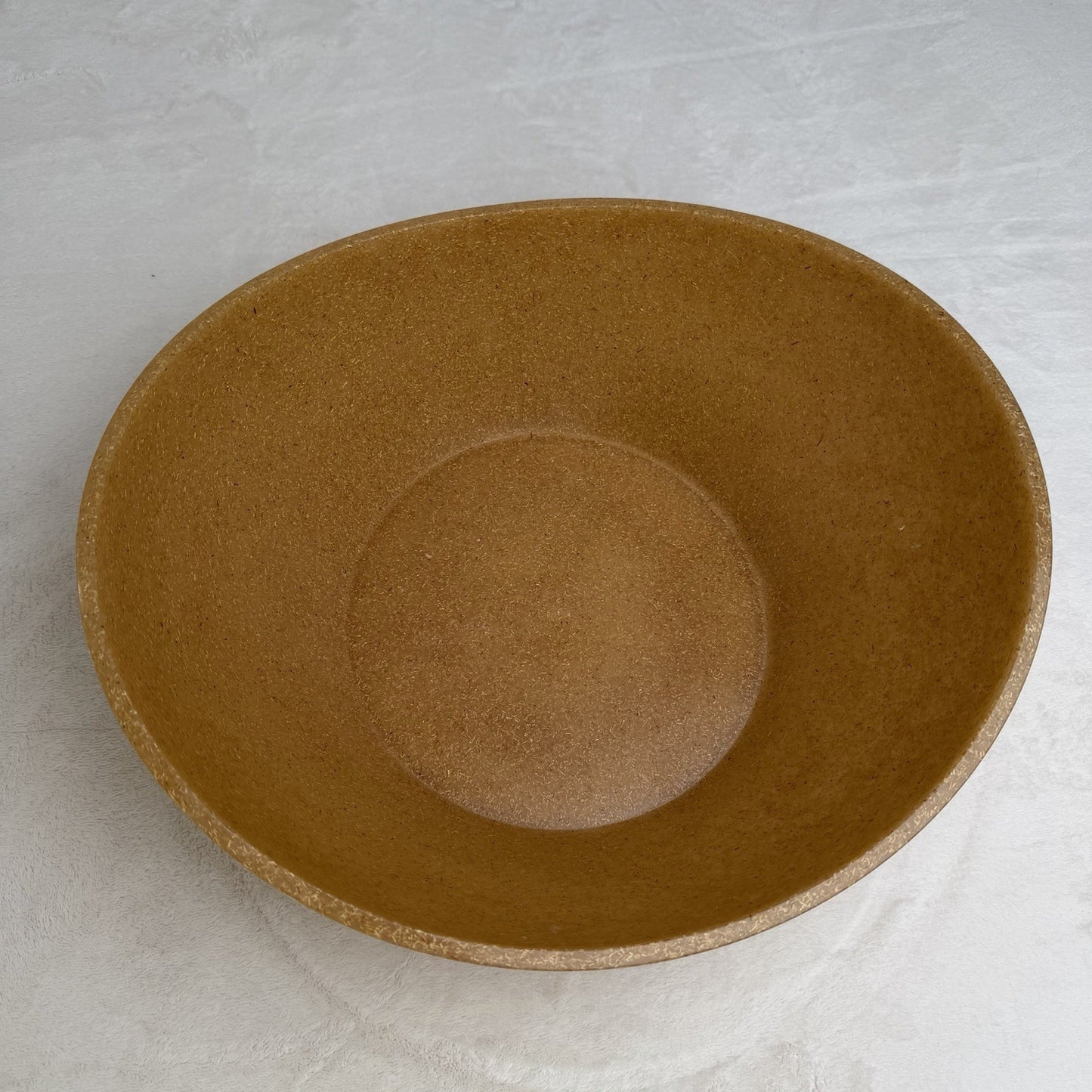 Eco Smart by Architec Confetti Poly-Flax Unique Serving Bowl Tan Made in USA