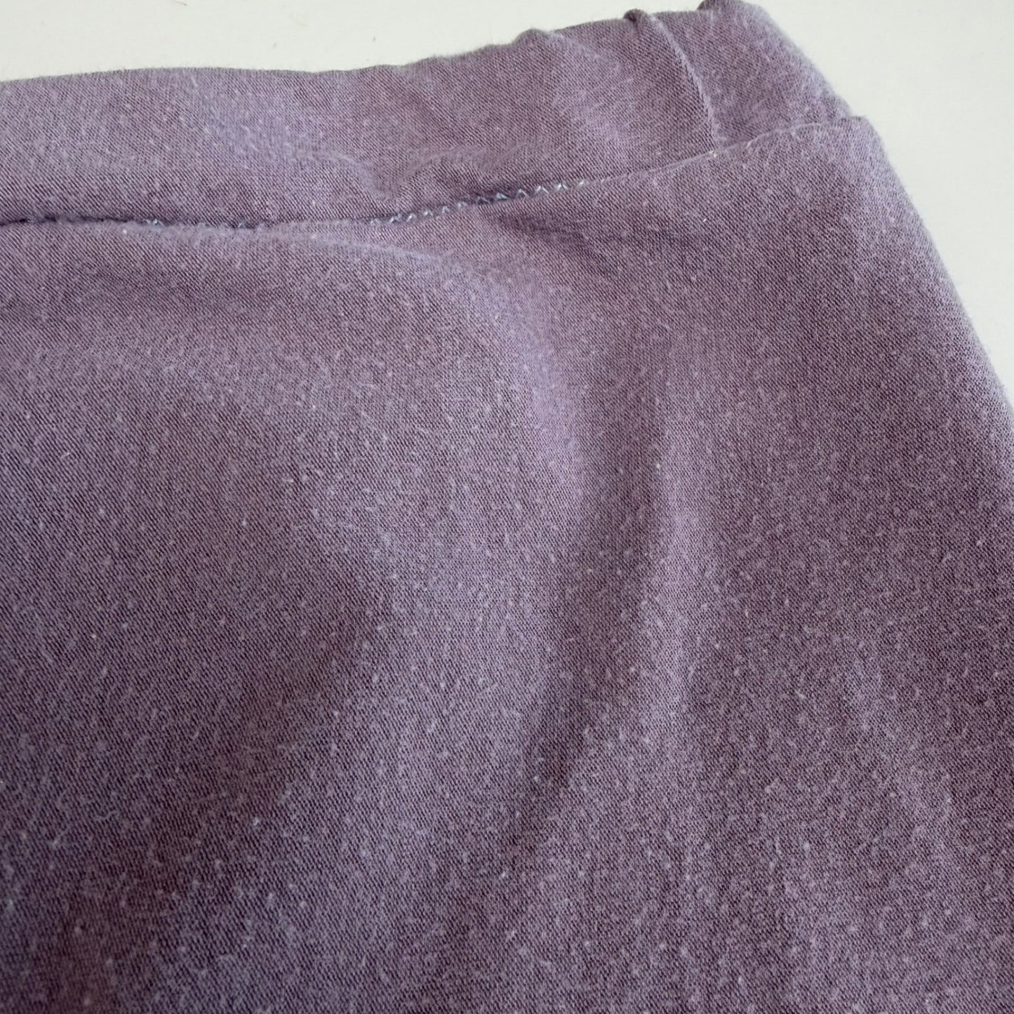 Simpłe Harem Pants Drop Crotch Mauve Lagenlook Boho Streetwear Lounge Size L
