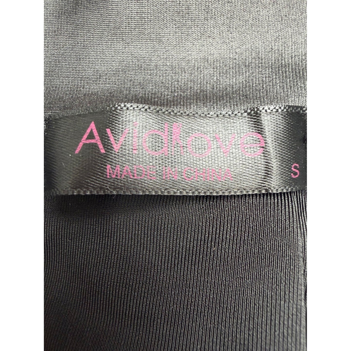 Avidlove Black Faux Leather Pleated Mini Skirt Women's Size S