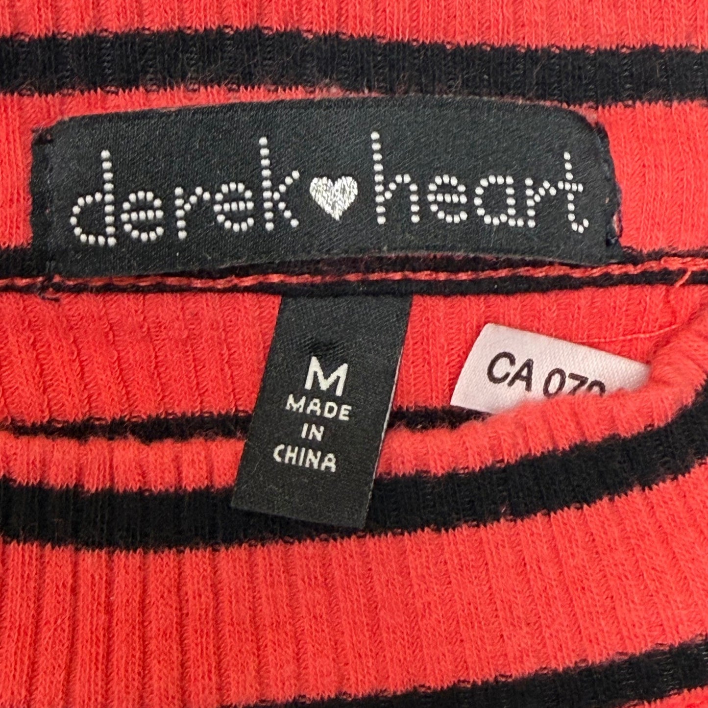 Derek Heart Striped Mini Dress Cold Shoulder Ribbed Bodycon Y2K Streetwear Edgy