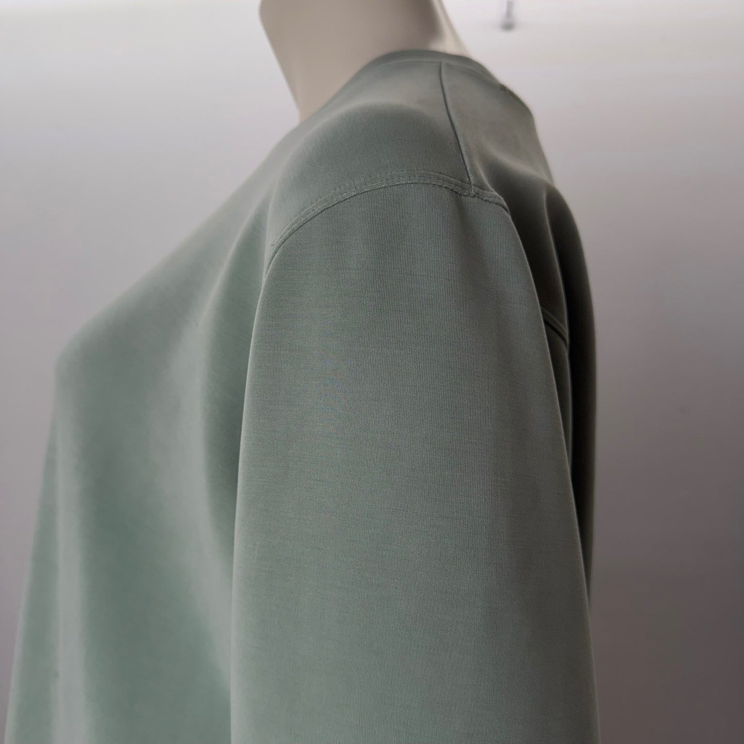 Joe Fresh Active Womens 3X Sage Green Tunic Sweatshirt Modal Blend Oversized