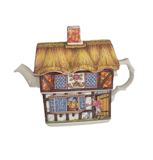 Vintage Sadler  Cookie Jar Rare Canister House Shaped Collectible Cottagecore