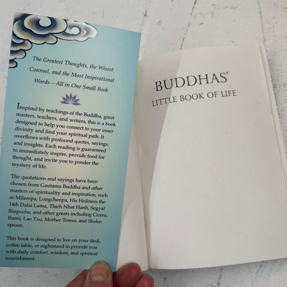 Buddhas Little Book of Life Daily Wisdom from Great Masters by Mark Zocchi