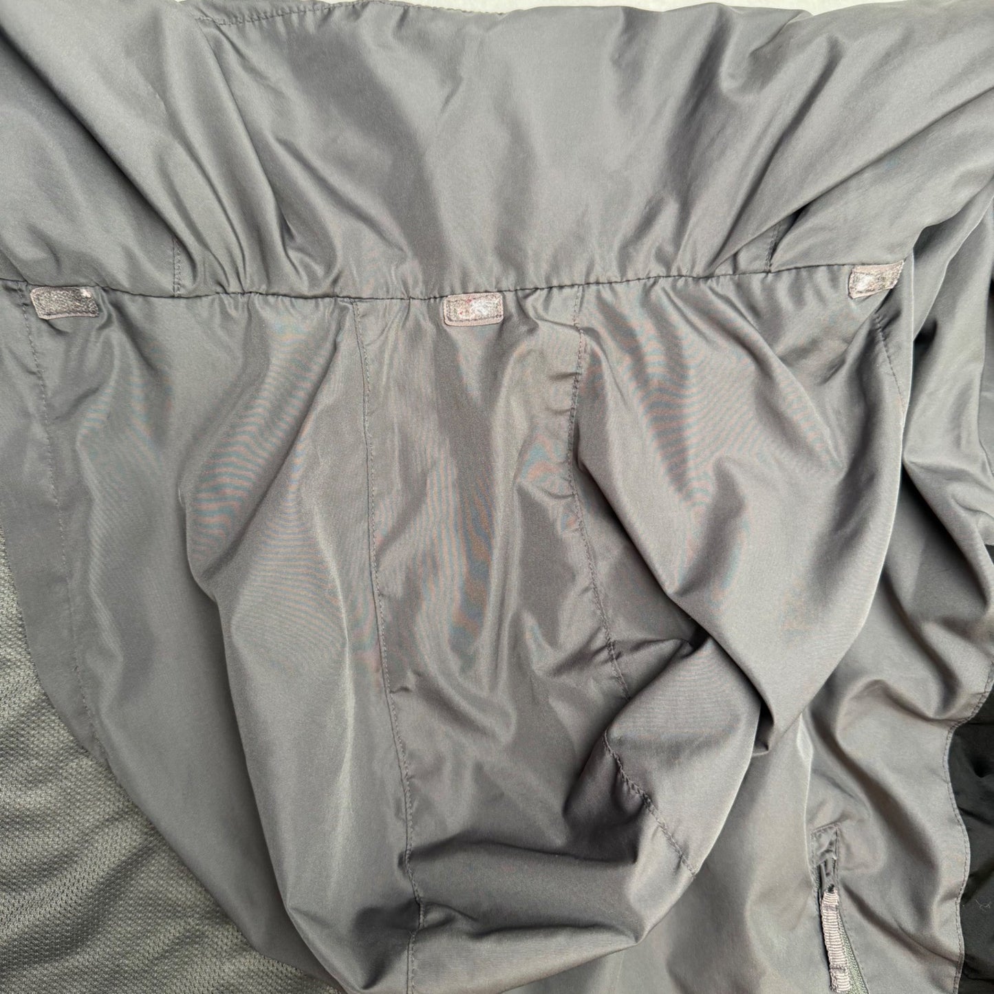 Athletic Works Windbreaker Jacket Hooded Mesh Lined Gorpcore Grey Mens XL