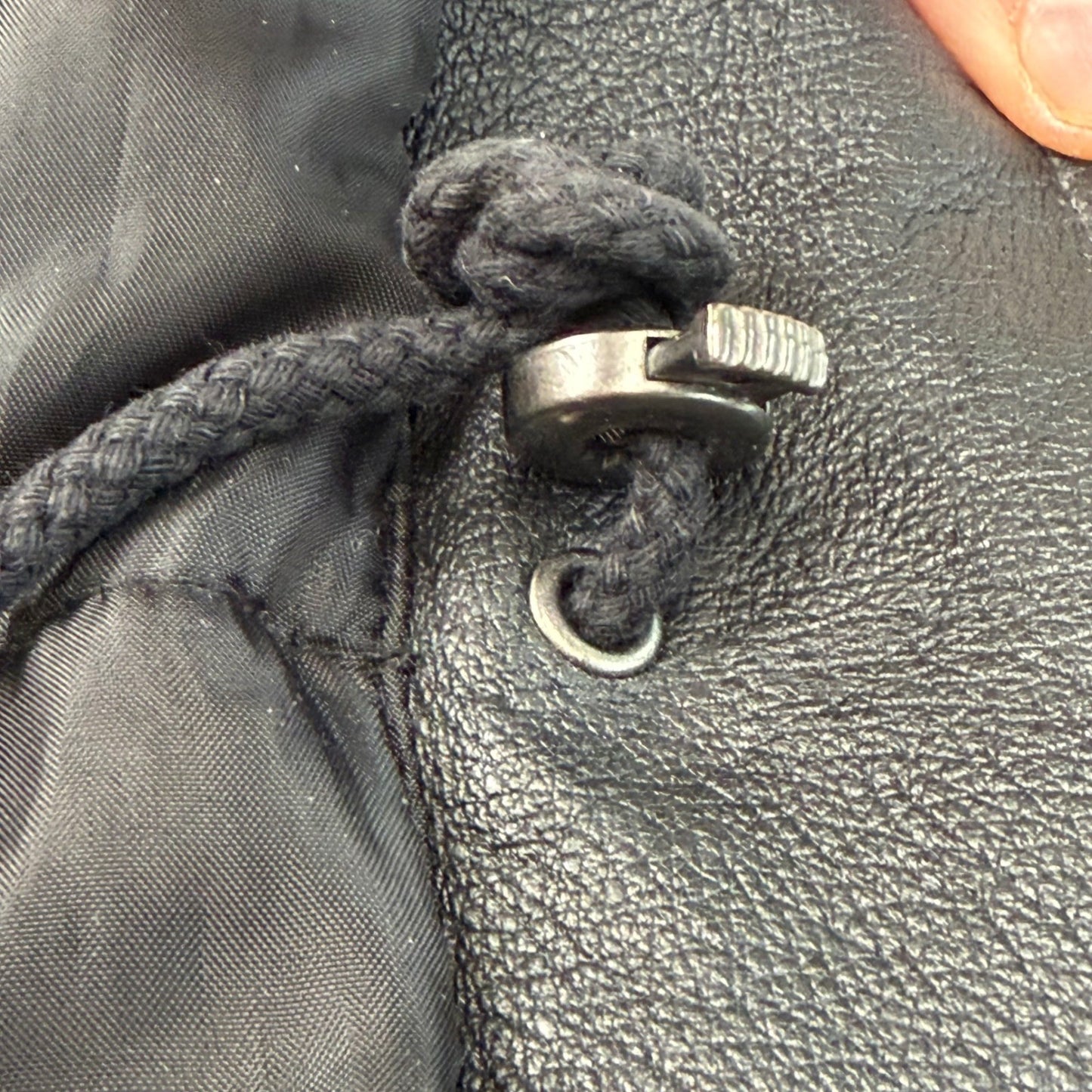 Vintage Black Leather Jacket 22W Plus Size Oversized Minimal Chic Soft