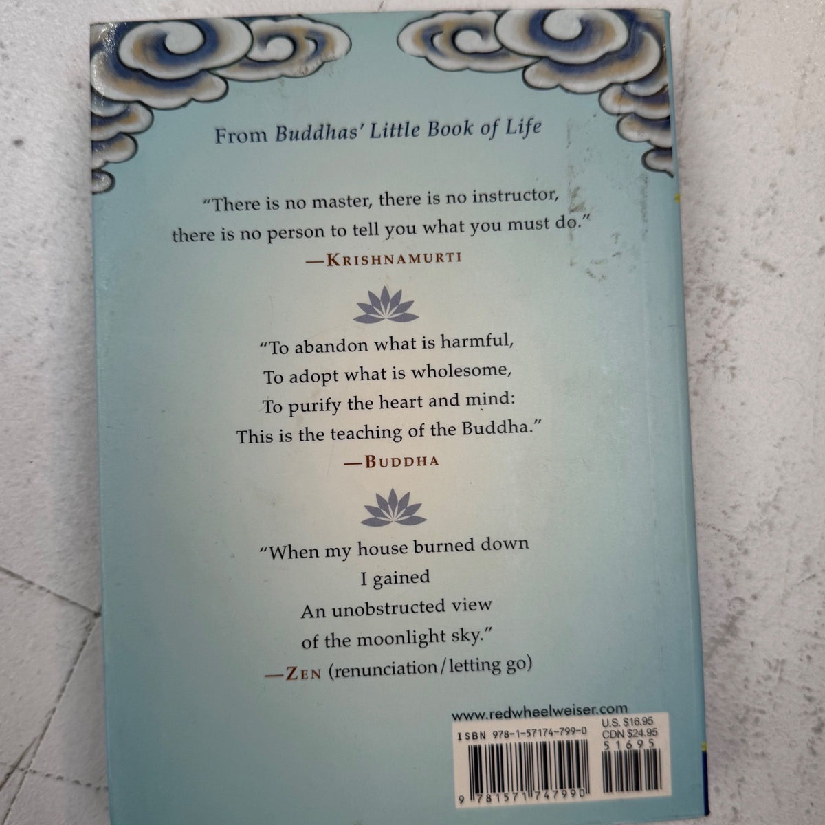 Buddhas Little Book of Life Daily Wisdom from Great Masters by Mark Zocchi