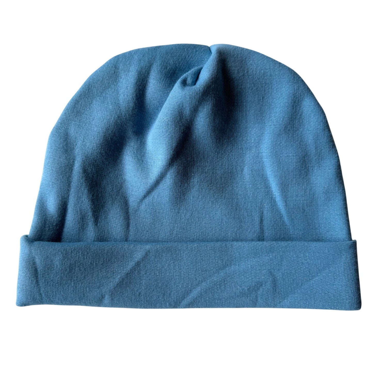Simpłe Reversible Beanie — Neon Yellow + Slate Blue