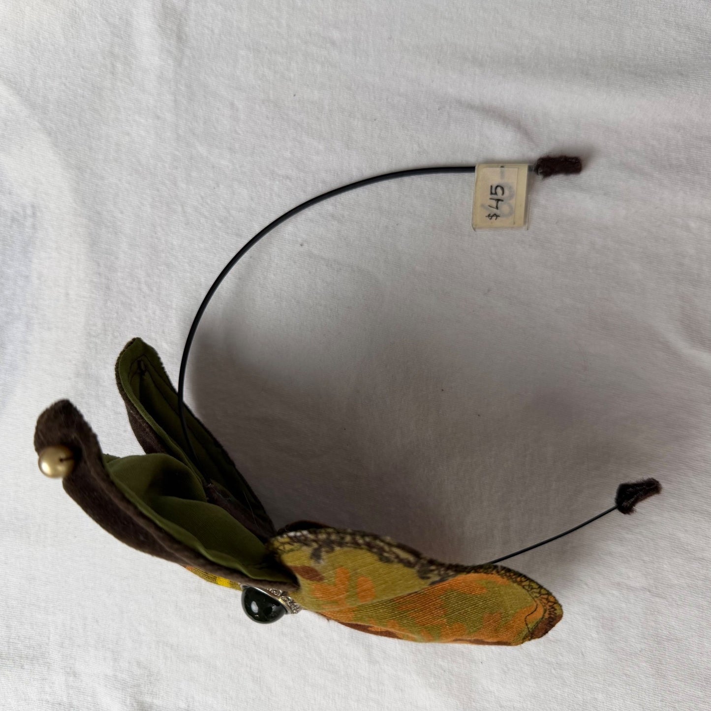 Handmade Velvet Fascinator Whimsical Woodland Goblincore Earthcore  One Size