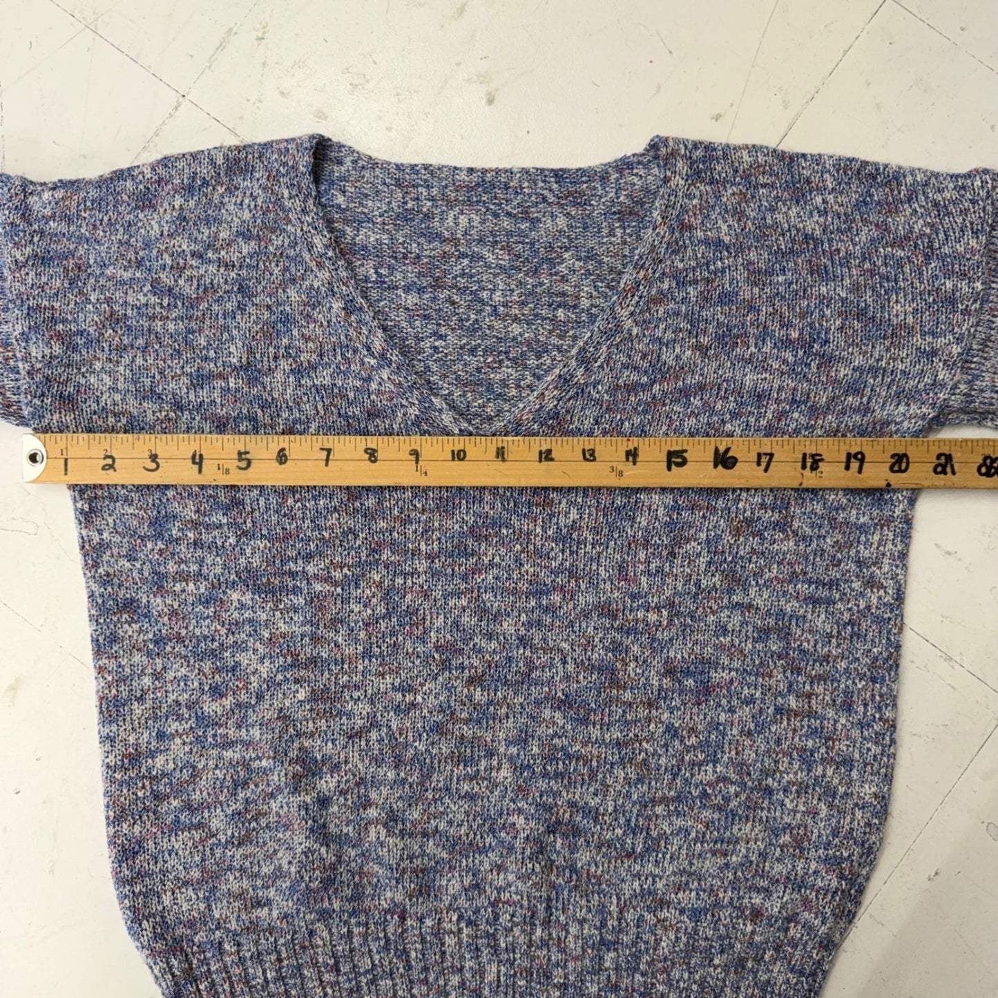 J.Crew Bell Sleeve V-Neck Sweater Womens S/M Soft Knit Quiet Luxury Boho