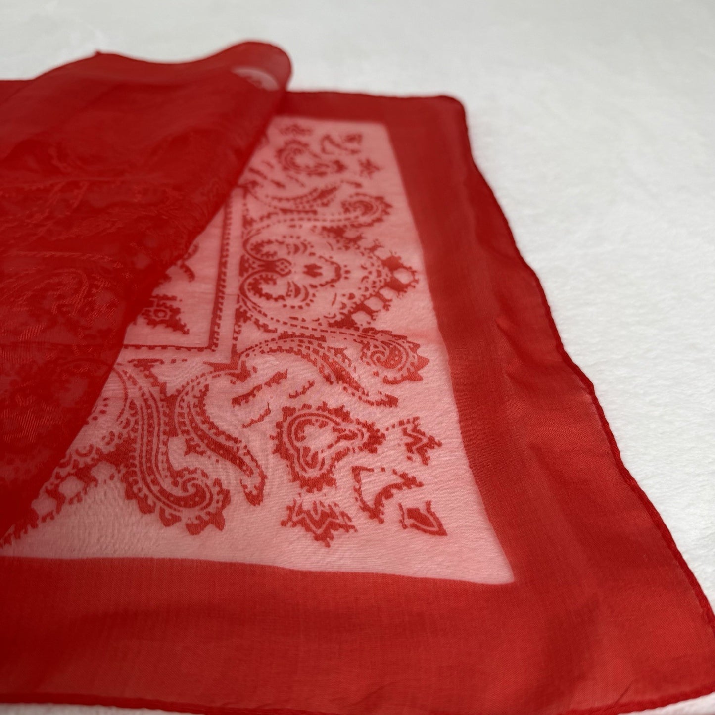Designer Style Scarf Lot Caron Paris Geometric Polka Dot Non Silk Scarves Retro