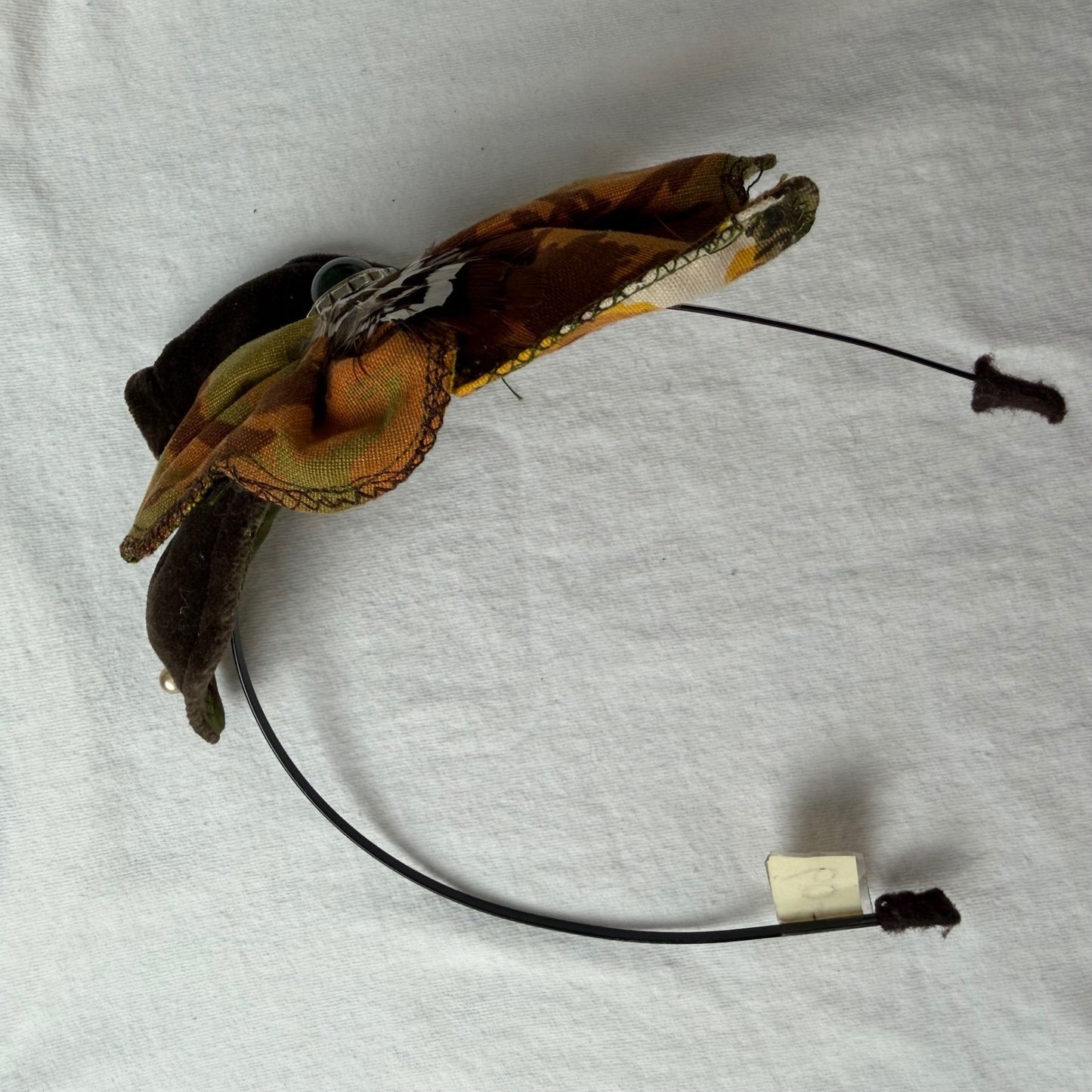 Handmade Velvet Fascinator Whimsical Woodland Goblincore Earthcore  One Size