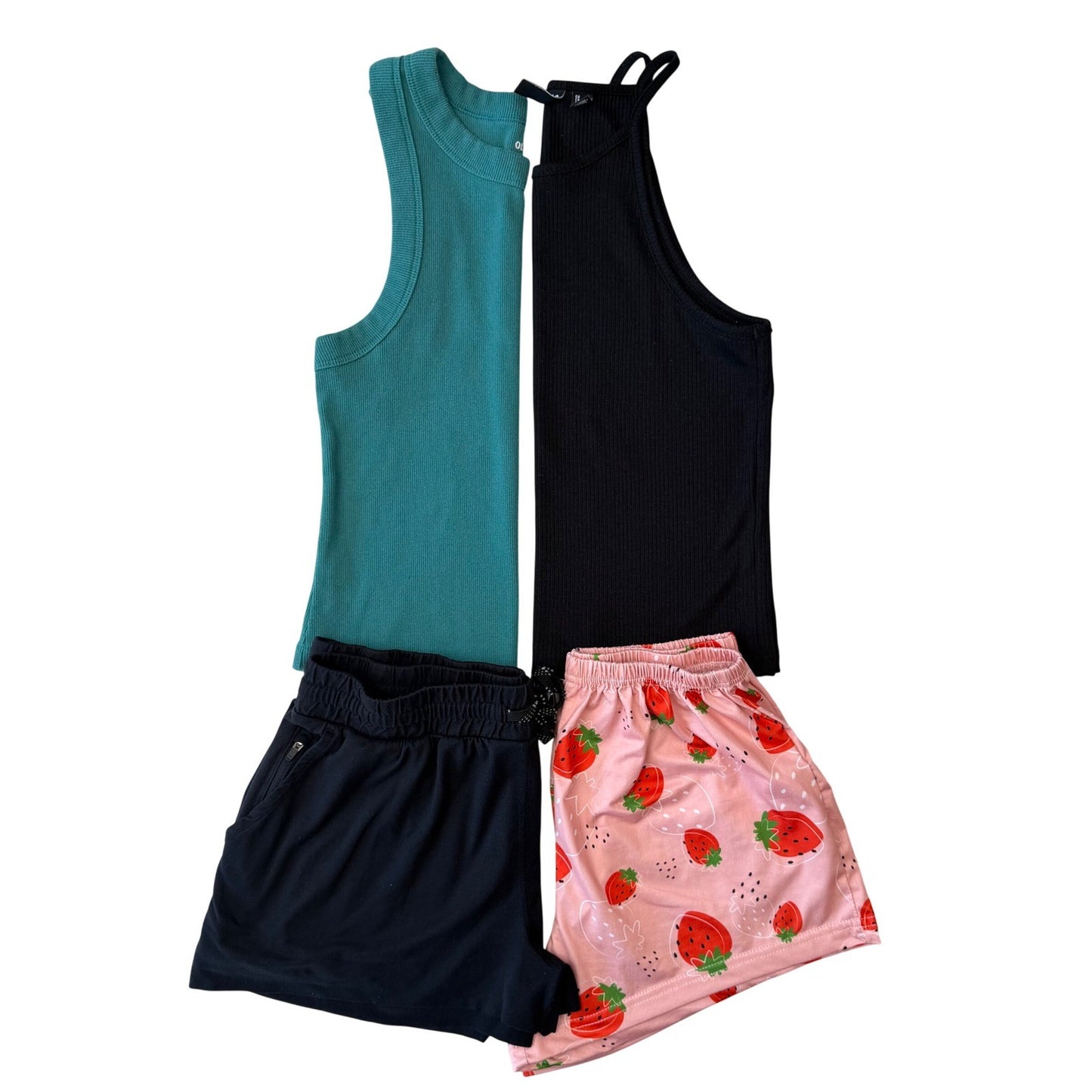 Women's Loungewear Lot Pacific Trail Shorts  Strawberry Shorts  Athleisure  M