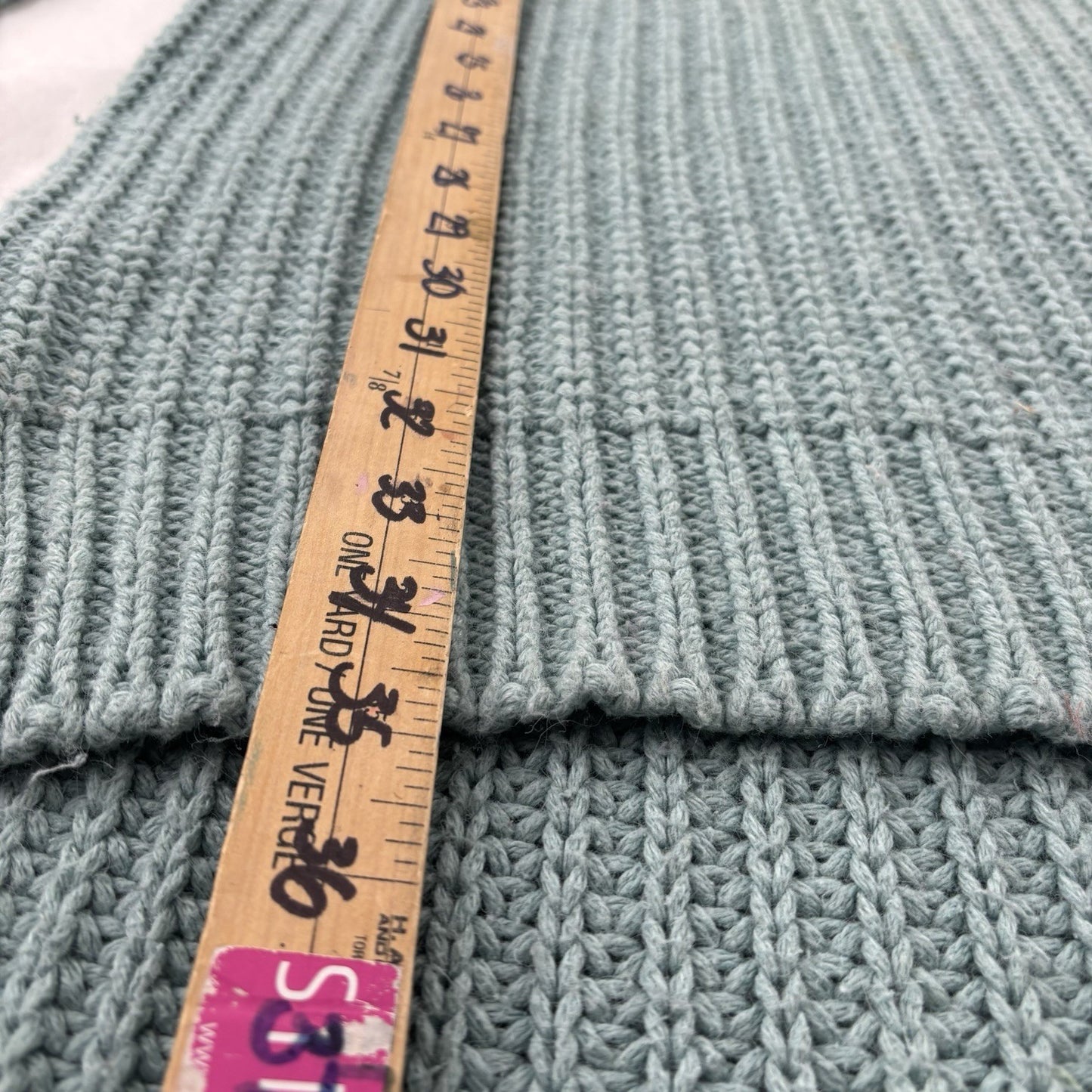 Minimum Turqouise Chunky Knit Sweater Dress Women's Size M Long Sleeve Cozy