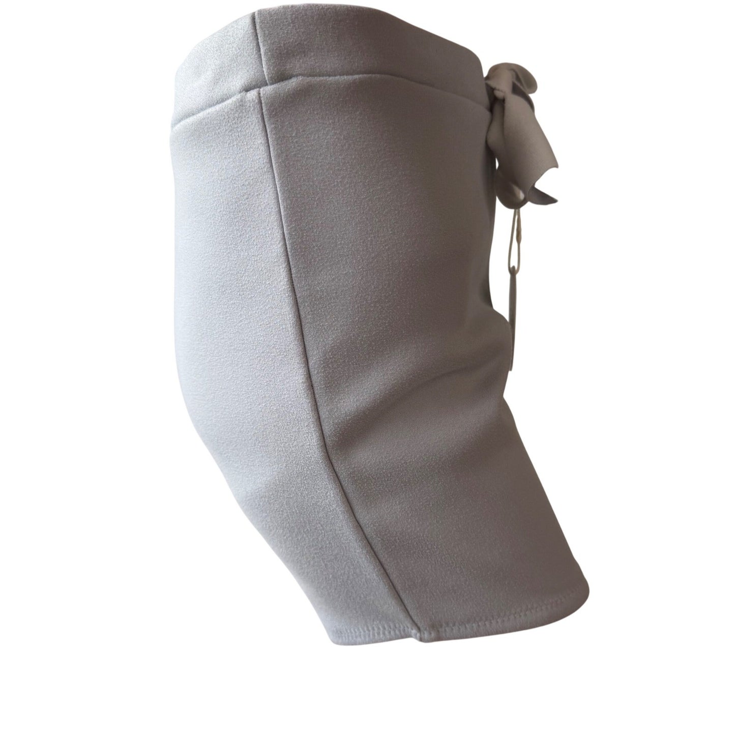Simple NWT Biker Shorts Gray Bow  Coquette Balletcore Aesthetic Quiet Luxury  S