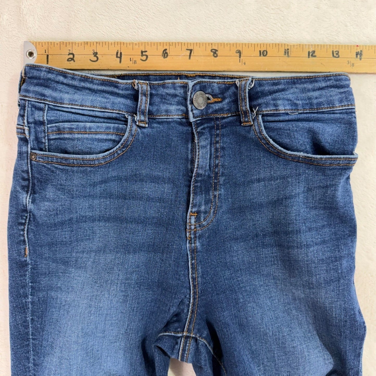 Noisy May Jeans Skinny Blue Medium Wash Mid Rise W29 L28 Basiccore Normore