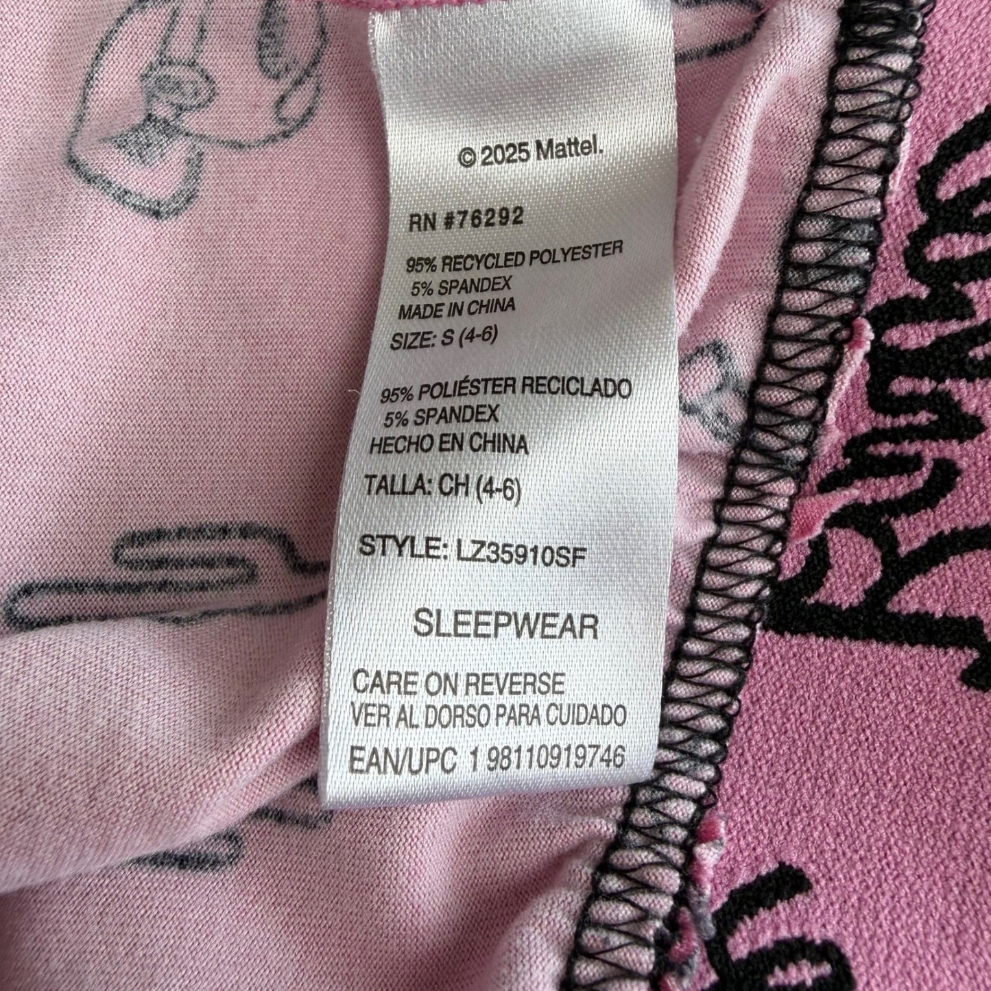 Barbie Pajama Set + Mug Howdy Cowgirl Pink Western Barbiecore Sleepwear Small
