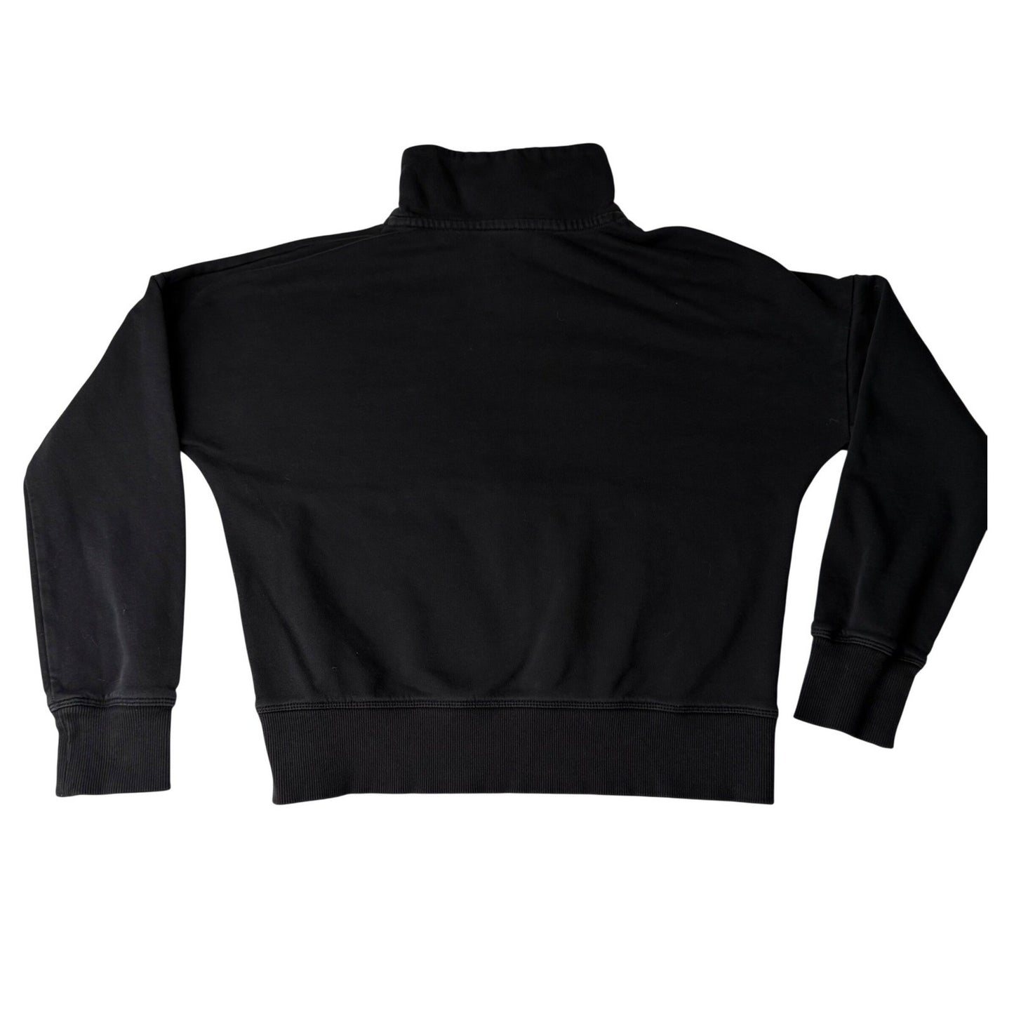 Under Armour Womens Black Quarter Zip Fleece Sweatshirt Pullover Size XSmall