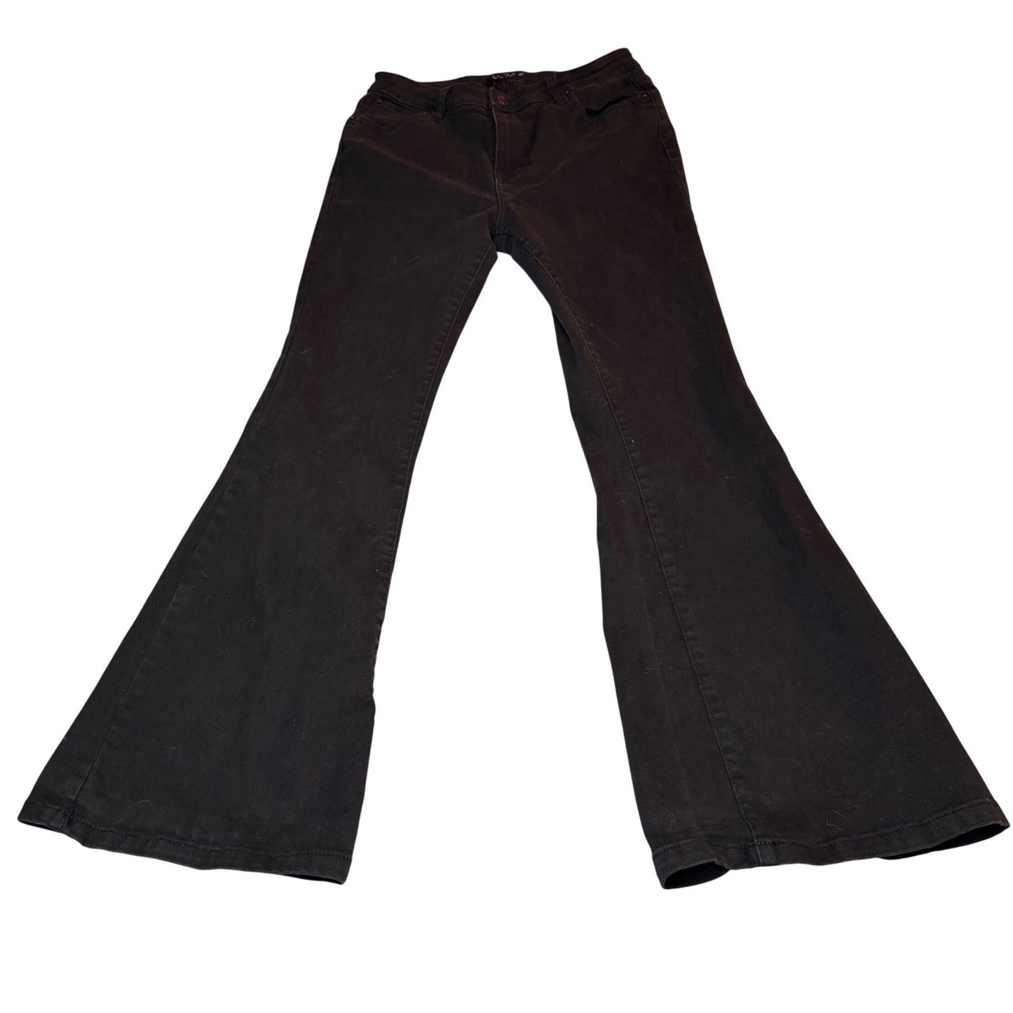 Lucky Brand Jeans Farrah Flare High Rise Black Size 8/29R Bell Bottom Denim Y2K